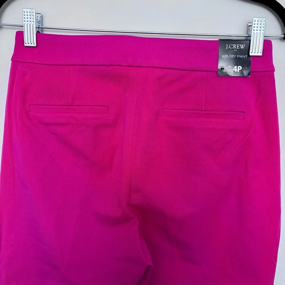 NWT - J.Crew Kelsey Pant – Vibrant Pink – Size 4P